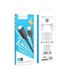 Кабель Hoco X88, Micro USB - USB, 2.4 А, 1 м, ПВХ, чёрный - Фото 6
