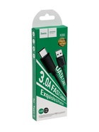 Кабель Hoco X88, Type-C - USB, 3 А, 1 м, передача данных, ПВХ, чёрный 9881522 - фото 16601150