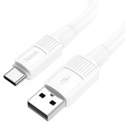 Кабель Hoco X84, Type-C - USB, 3 А, 1 м, передача данных, ПВХ, белый - Фото 3