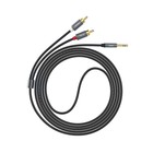 Аудио кабель Hoco UPA10, 2xRCA - jack 3.5mm, 1,5 м, серый - Фото 5