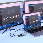 Адаптер Hoco HB30, HDMI/VGA/USB3.0/PD 15 см, серый - Фото 4