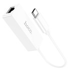 Адаптер Hoco UA22, Type-C - ethernet (100 Мб), 15 см, белый - Фото 4