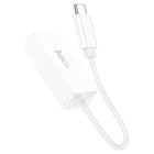 Адаптер Hoco UA22, Type-C - ethernet (100 Мб), 15 см, белый - Фото 7