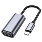 Адаптер Hoco UA21, Type-C (m) - VGA (f), 13 см, серый - Фото 4