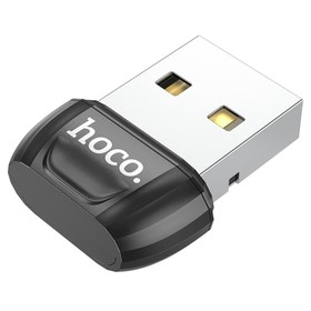 Адаптер Hoco UA18, USB - BT, Bluetooth: двойной режим 5.0, чёрный