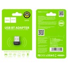 Адаптер Hoco UA18, USB - BT, Bluetooth: двойной режим 5.0, чёрный - Фото 9