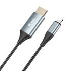 Адаптер Hoco UA15, Lightning - HDMI, 2 м, алюминиевый сплав + плетёный провод, серый - Фото 8