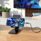 Адаптер Hoco UA15, Lightning - HDMI, 2 м, алюминиевый сплав + плетёный провод, серый - Фото 2