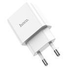 Сетевое зарядное устройство Hoco C106A, 1 USB, 2.1 А, белое - Фото 6