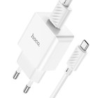 Сетевое зарядное устройство Hoco C106A, 1 USB, 2.1 А, кабель Micro USB -USB, 1 м, белое - фото 51585435 Сетевое зарядное устройство Hoco C106A, 1 USB, 2.1 А, кабель Micro USB -USB, 1 м, белое - фото 51585435