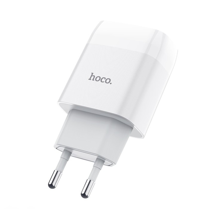 Сетевое зарядное устройство Hoco C72A, 1 USB, 2.1 А, белый