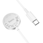 Зарядное устройство для Hoco CW39C, беспроводное, для смарт-часов, Type-C, 1.2 м, 1 А, белое - Фото 6