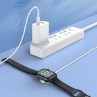 Зарядное устройство для Hoco CW39C, беспроводное, для смарт-часов, Type-C, 1.2 м, 1 А, белое - Фото 7