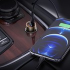 Автомобильное зарядное устройство Hoco Z46, 1 Type-C, 1 USB,20 Вт + 18 Вт,3 А,PD + QC,чёрное - Фото 2