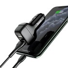Автомобильное зарядное устройство Hoco Z36, 2 USB, 2.4 А, чёрное 9881805 - фото 14318720