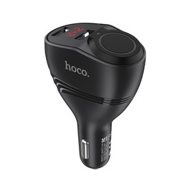 Автомобильное зарядное устройство Hoco Z34, 96 Вт 2 USB, 3,1 А, дисплей, чёрное