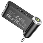 Адаптер Bluetooth Hoco E58, Bluetooth 5.0, 3.5 мм, 140 мАч, чёрный 9881829 - фото 13211594