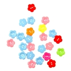 Набор пуговиц декоративные пластик "Цветы" (набор 24 шт) 2,2х2,2 см - Фото 2