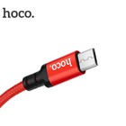 Кабель Hoco X14, 2 А, USB - micro USB, 2 м, черно-красный - Фото 5