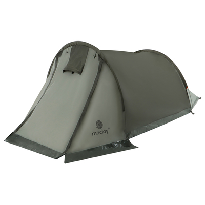 Палатка туристическая 3-местная maclay KAMA 3, 300×180×110 см, трекинговая, однослойная, с тамбуром, зелёная
