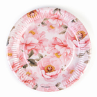 Одноразовая посуда: тарелка бумажная «Пионы», 23 см - Фото 1