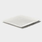 Пирожковая тарелка Magistro Kingdom, 30×2.2 см, квадратная, фарфор, белая - Фото 4