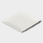 Пирожковая тарелка Magistro Kingdom, 30×2.2 см, квадратная, фарфор, белая - Фото 5