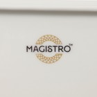 Блюдо Magistro Kingdom, 34.5×19.5×2.1 см, прямоугольное, фарфор, белое - Фото 6