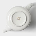 Заварочный чайник Magistro Kingdom, 1 л, фарфор, белый - Фото 7