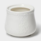 Сахарница Magistro Kingdom, 250 мл, фарфор, белая - Фото 4