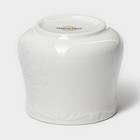 Сахарница Magistro Kingdom, 250 мл, фарфор, белая - Фото 5