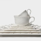 Салатник Magistro Kingdom, 1.8 л, 23×22.5×8 см, фарфор, белый - Фото 7