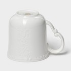 Кружка Magistro Kingdom, 350 мл, фарфор, белая - Фото 4