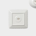 Кофейная пара Magistro Kingdom, кружка 120 мл, блюдце 12.7 см, фарфор, белая - Фото 7