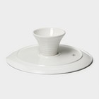 Тортовница Magistro Kingdom, 30.5×9.5 см, фарфор, белая - Фото 4