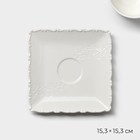 Чайная пара Magistro фарфоровая Kingdom, кружка 250 мл - Фото 3