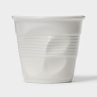 Чайная пара фарфоровая Magistro «Бланш», 2 предмета: чашка 300 мл, блюдце, цвет белый - Фото 5