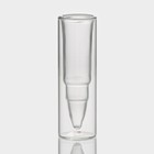 Стопки-шоты Magistro «Пуля», 30 мл, 3.5×11 см, с двойными стенками, набор 6 шт., стекло, прозрачные - Фото 4