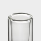 Стопки-шоты Magistro «Пуля», 30 мл, 3.5×11 см, с двойными стенками, набор 6 шт., стекло, прозрачные - Фото 6