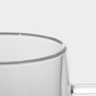 Набор стеклянных кружек с двойными стенками Magistro «Дуо», 450 мл, 13×9×14,8 см, 2 шт - фото 4509000