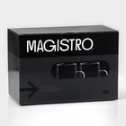 Кружки с двойными стенками Magistro «Дуо», 450 мл, 13×9×14.8 см, набор 2 шт., стекло, прозрачные - Фото 9