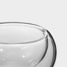 Пиалы с двойными стенками Magistro «Сакура», набор 6 шт.: 50 мл, стекло, прозрачные - Фото 5