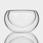 Пиалы с двойными стенками Magistro «Сакура», набор 6 шт.: 50 мл, стекло, прозрачные - Фото 6