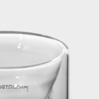 Стопки шоты Magistro «Череп», 150 мл, 8×8.5 см, с двойными стенками, набор 2 шт., стекло, прозрачный - Фото 5