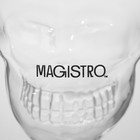 Стопки шоты Magistro «Череп», 150 мл, 8×8.5 см, с двойными стенками, набор 2 шт., стекло, прозрачный - Фото 8