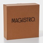 Ваза для фруктов Magistro «Фейерверк», 1.4 л, 25×10 см, стекло, цвет изумрудный - Фото 8