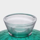 Ваза для фруктов Magistro «Фейерверк», 3.8 л, 33×13.5 см, стекло, цвет изумрудный - Фото 7