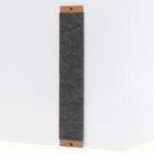 Когтеточка «Пижон», 50×10 см, ДВП, ковролин, серая - Фото 1