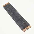 Когтеточка «Пижон», 50×10 см, ДВП, ковролин, серая - Фото 2