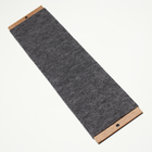 Когтеточка «Пижон», 60×15 см, ДВП, ковролин, серая - Фото 2